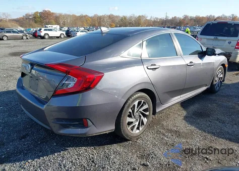 2017 Honda Civic Ex z USA, uszkodzony, nr VIN 2HGFC2F86HH508251
